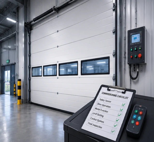 Jasa commissioning dan testing door system sebelum operasional
