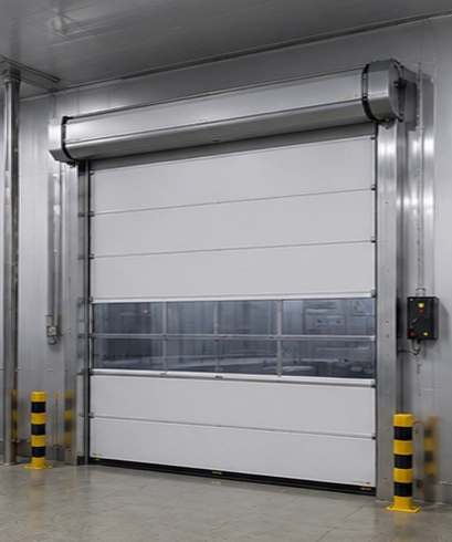Jasa instalasi Freezer High Speed Doors untuk blast freezer room
