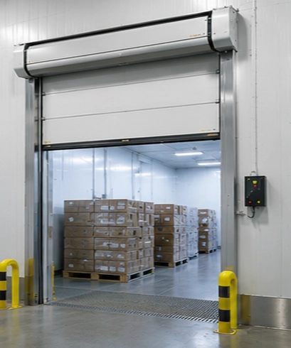 Jasa pemasangan Freezer High Speed Doors untuk cold storage