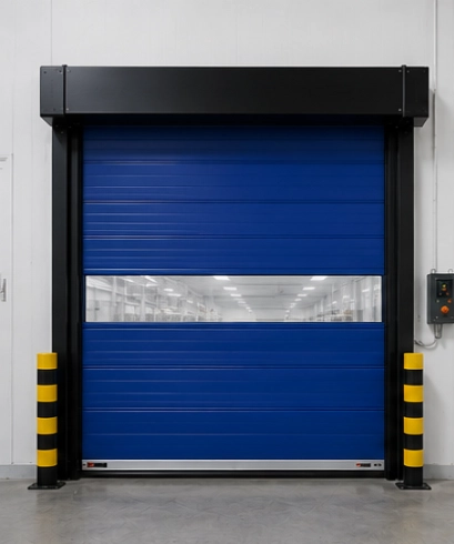 High Speed Fabric Doors untuk gudang logistik modern