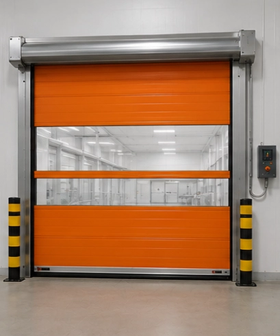 High Speed Fabric Doors pada area loading dock