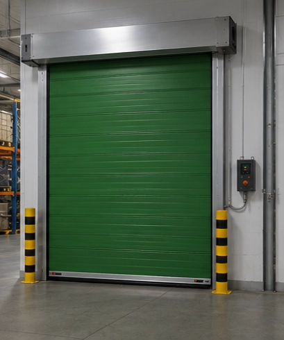 High Speed Fabric Doors untuk pusat pergudangan modern