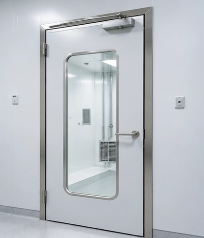 Jasa pemasangan clean room door untuk ruang steril