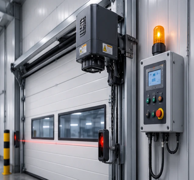 Jasa instalasi door automation pada door system industri