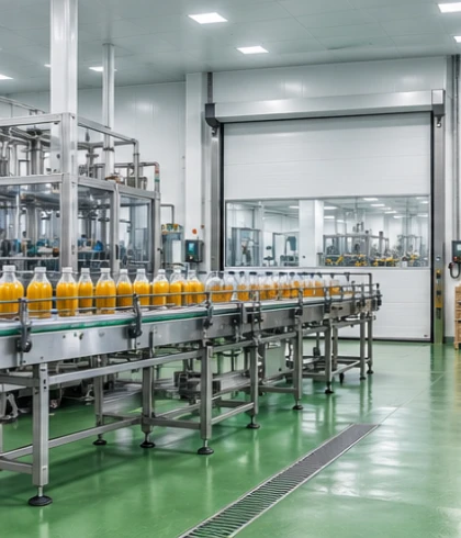 Jasa pemasangan High Speed Doors untuk industri makanan dan minuman