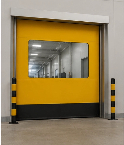 Jasa instalasi impact door untuk industri