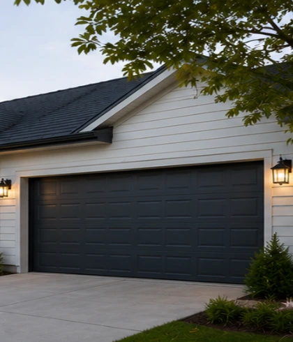 Jasa pemasangan Residential Garage Doors untuk rumah tinggal modern