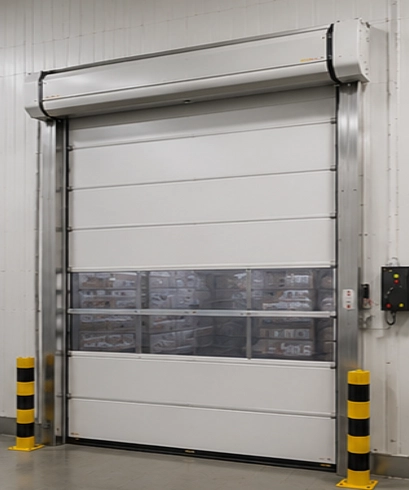 Jasa instalasi Freezer High Speed Doors untuk food processing plant