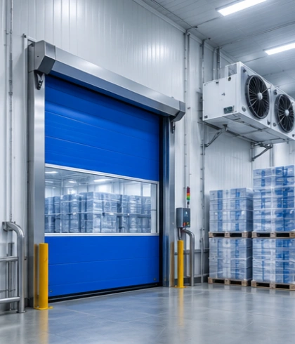 Jasa instalasi High Speed Doors untuk cold storage