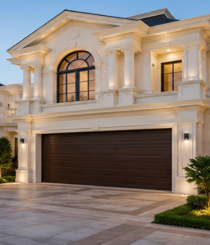 Jasa instalasi Residential Garage Doors untuk rumah mewah
