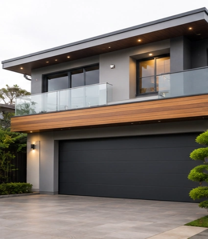Jasa instalasi Residential Garage Doors untuk rumah modern