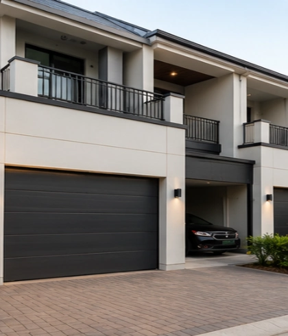 Jasa instalasi Residential Garage Doors untuk townhouse