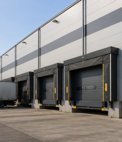 Jasa instalasi Sectional Doors untuk gudang logistik