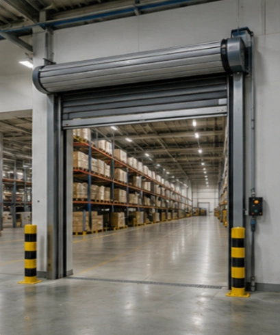 asa pemasangan Spiral High Speed Doors untuk Pusat Distribusi