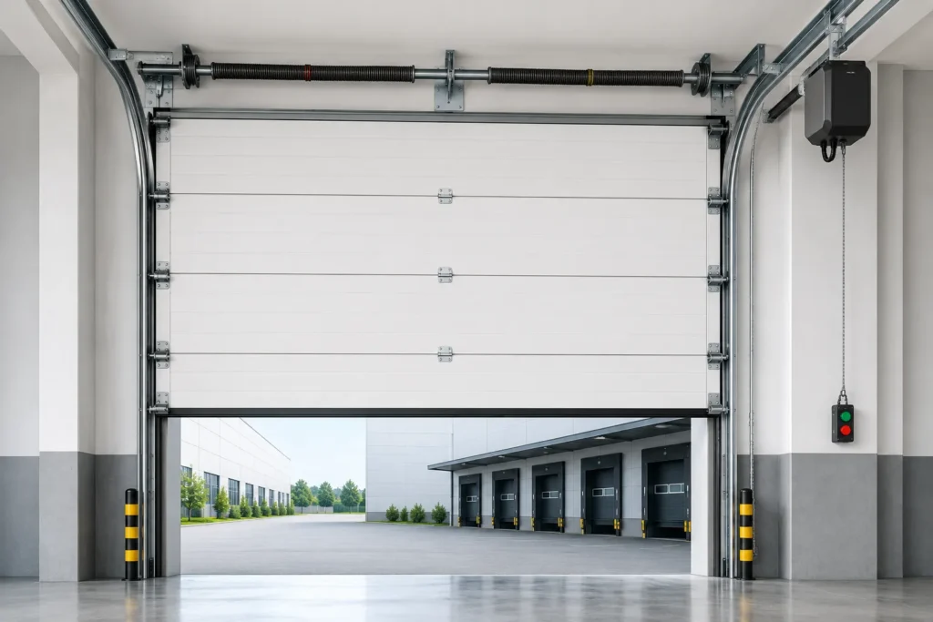 jasa pasang pintu commercial sectional door