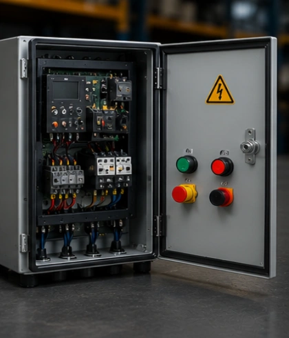 Control panel untuk sistem kontrol door system